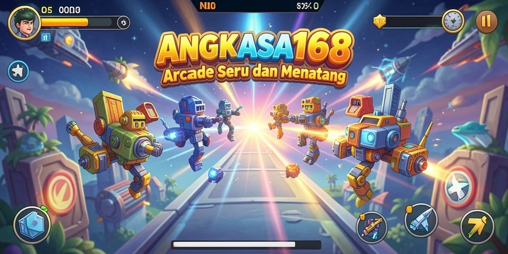 Tampilan gameplay seru dari ANGKASA168 yang menantang dan menghibur.