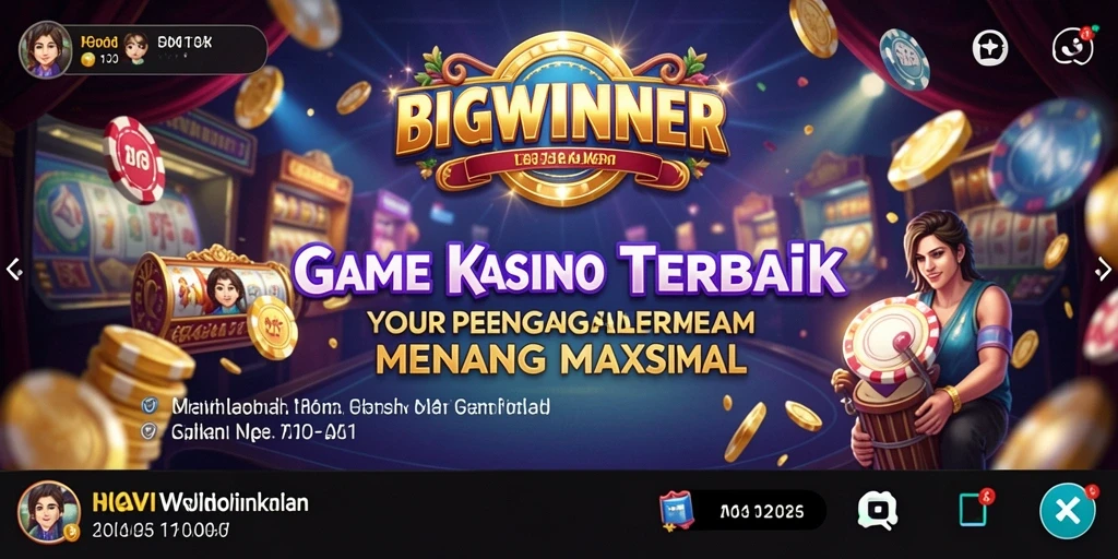 Gameplay seru BIGWINNER dengan grafis menawan dan efek suara memikat.