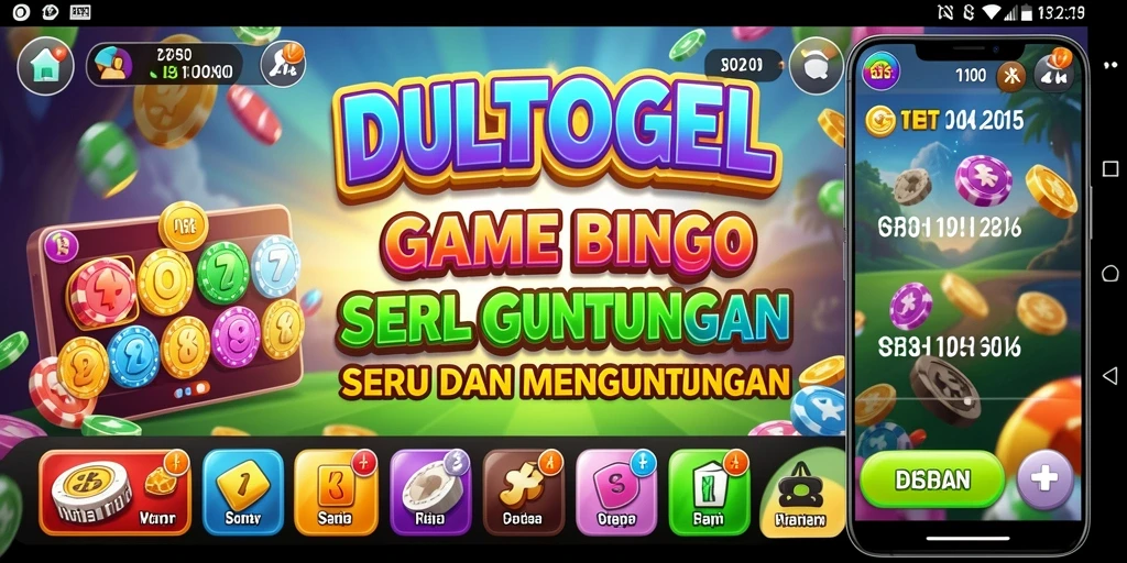 Tangkapan layar dari permainan Bingo DULTOGEL yang seru.