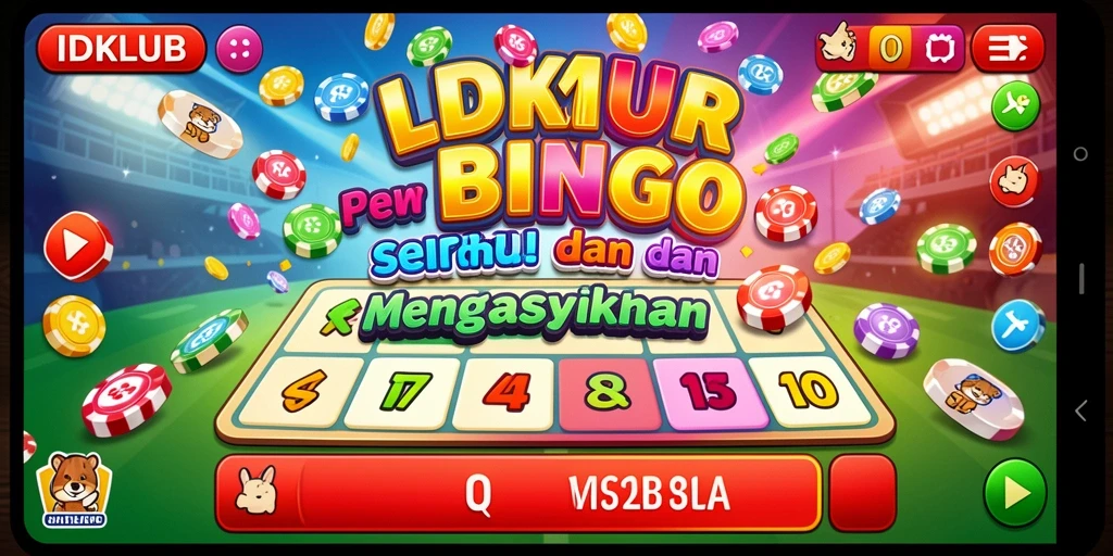 Tampilan menarik dari gameplay Bingo di IDKLUB yang memikat.