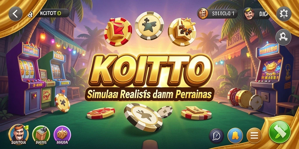 Tampilan gameplay KOITOTO yang menampilkan simulasi mendalam.