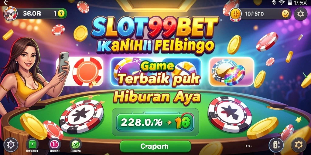 Tampilan gameplay Bingo yang seru dan menarik di SLOT99BET.