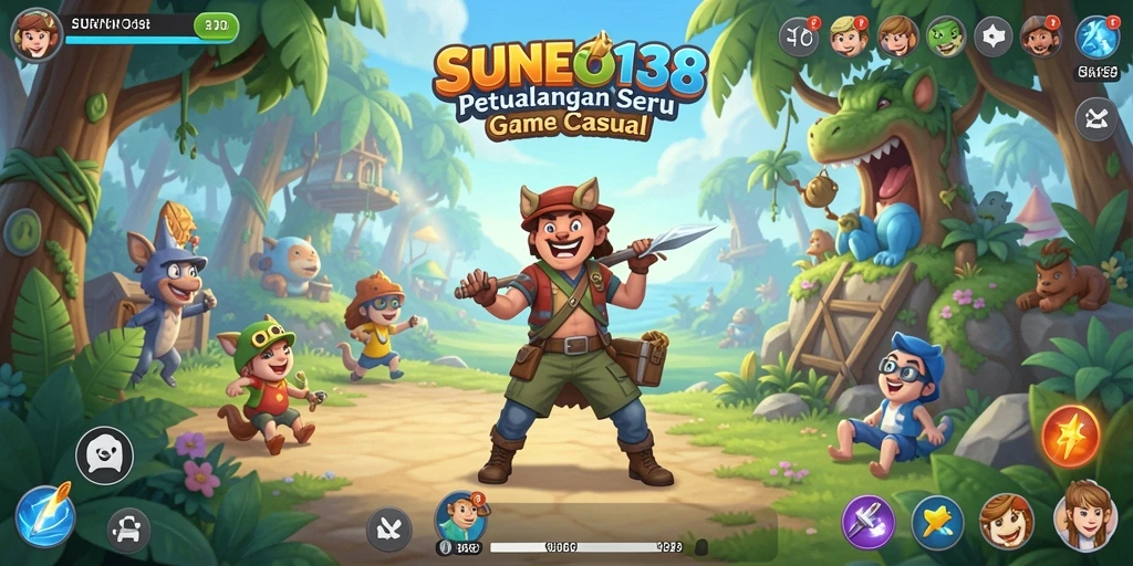 Screenshot gameplay SUNEO138 menampilkan petualangan seru dalam game Casual.