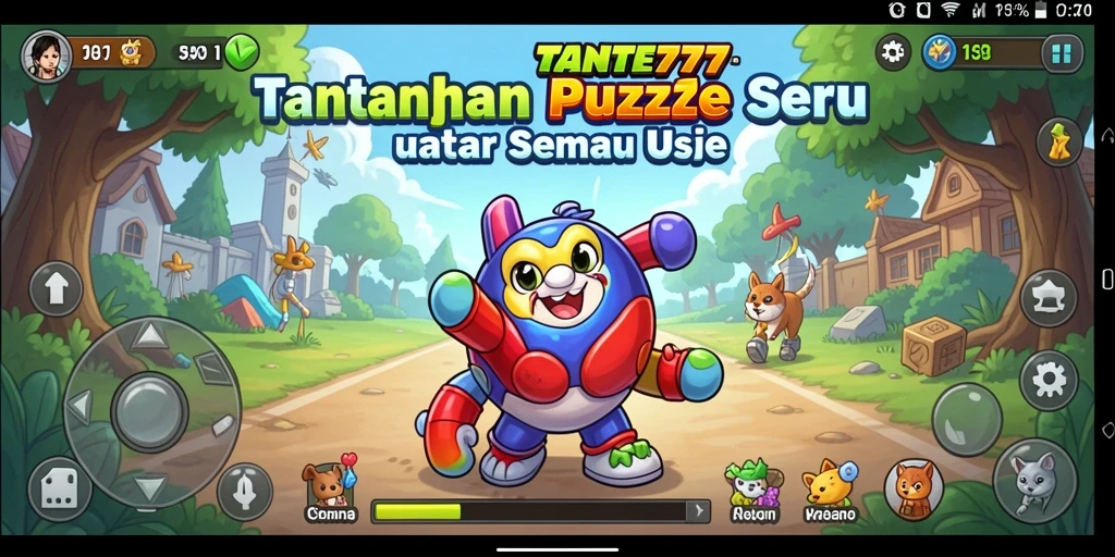 Screenshot gameplay TANTE777 yang menarik dan penuh warna.