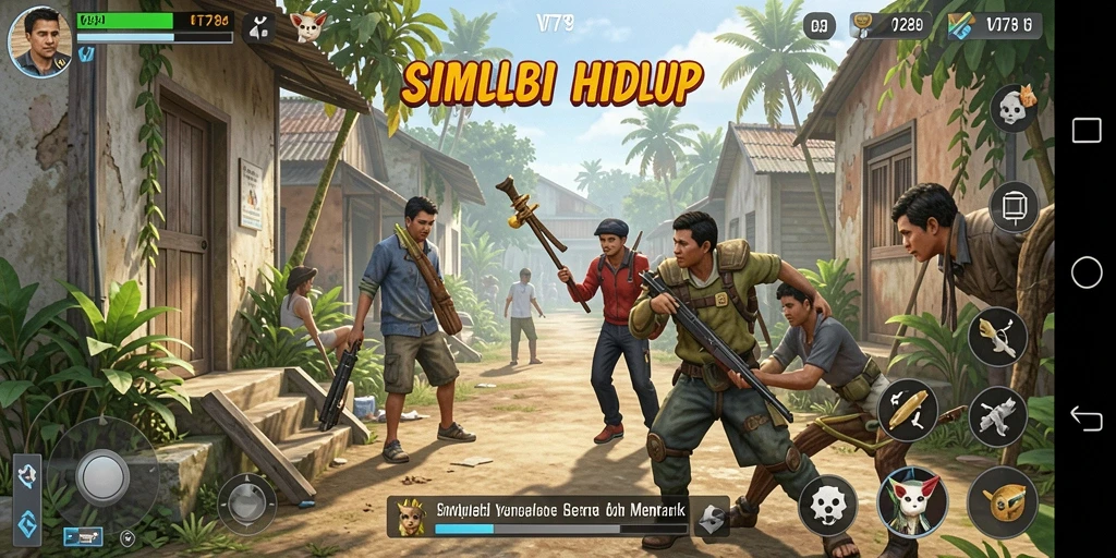 Tampilan gameplay VT789 dalam simulasi kehidupan yang menarik.