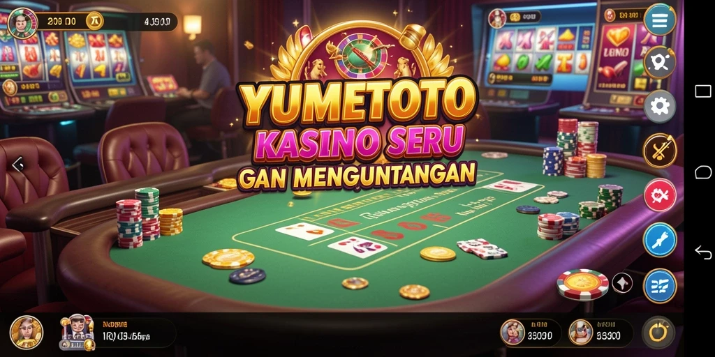 Tampilan gameplay seru di YUMETOTO dengan efek visual menarik.